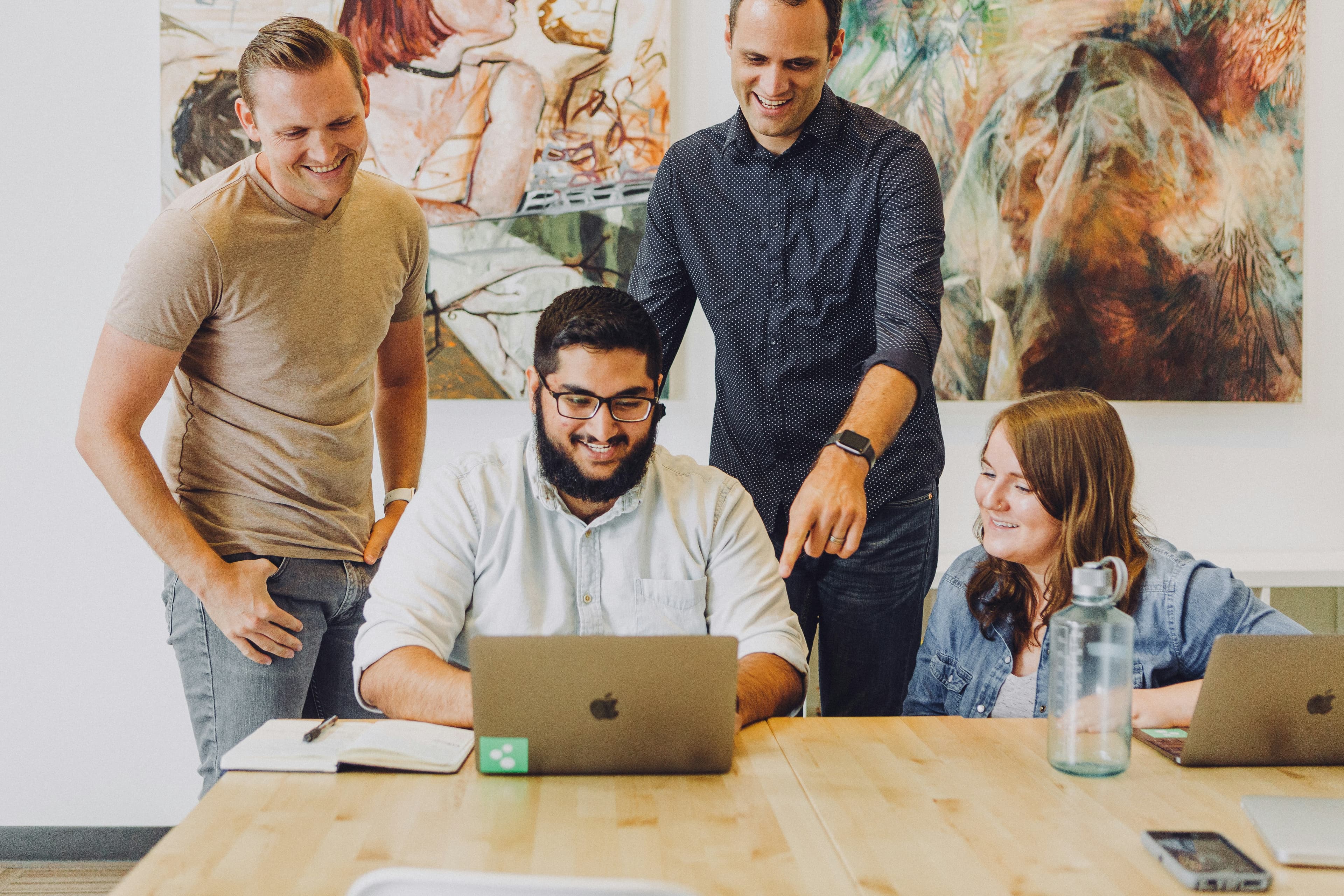 Job seeker reviewing campaign replies